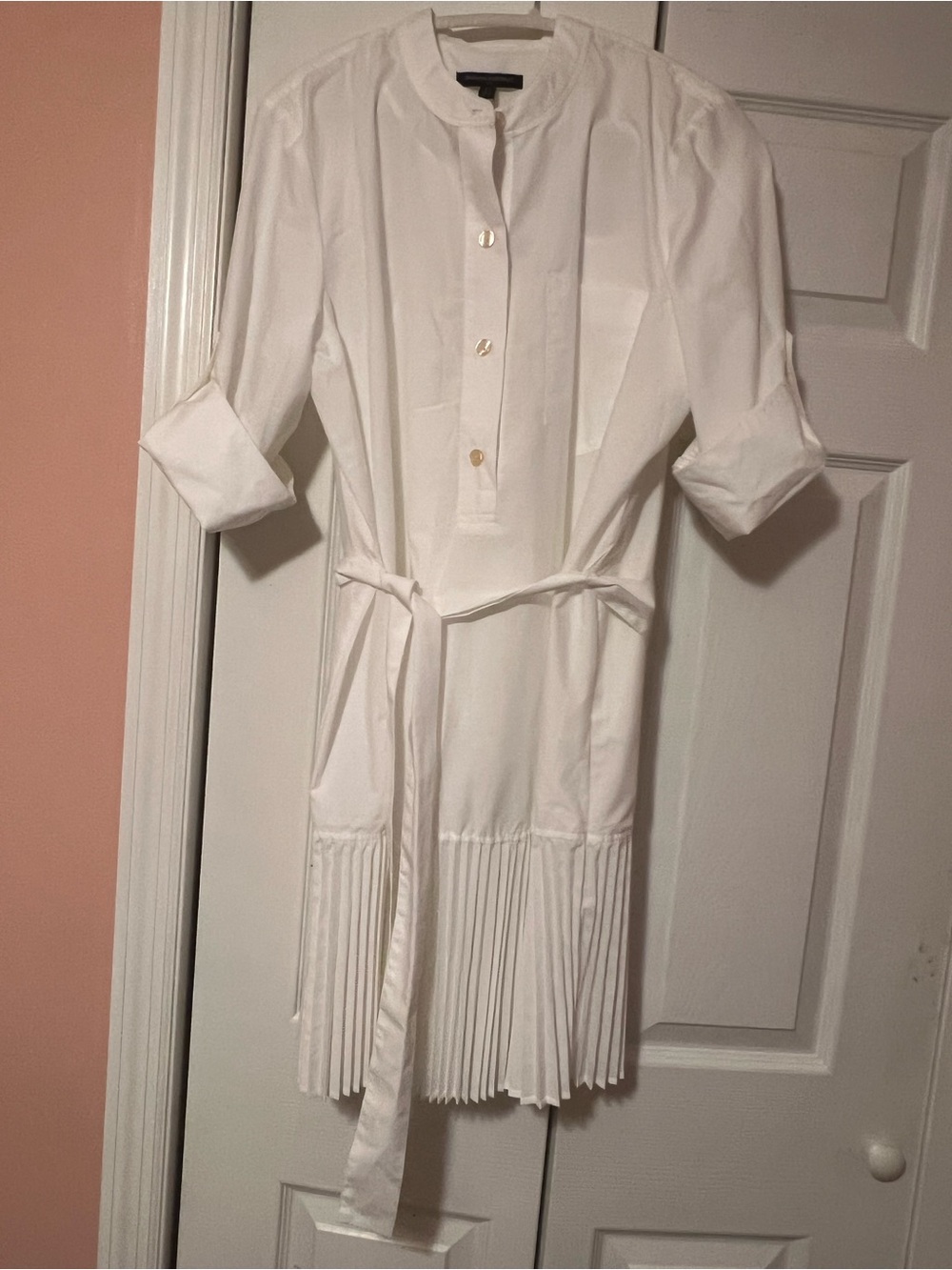 Banana Republic White Shirt Dress